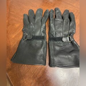 Motorcycle Gloves dear leather gauntlet biker